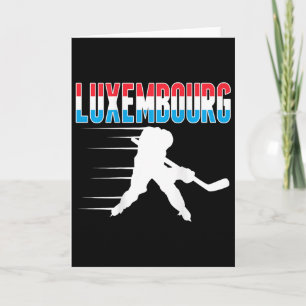 Luxemburg IJshockeyfans Jersey Luxemburgse Ho Kaart
