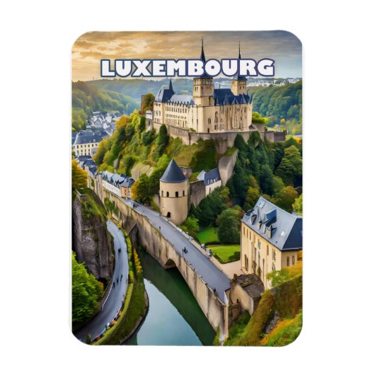 Luxemburg, joyau tussen valleien en heuvels magneet (Verticaal)