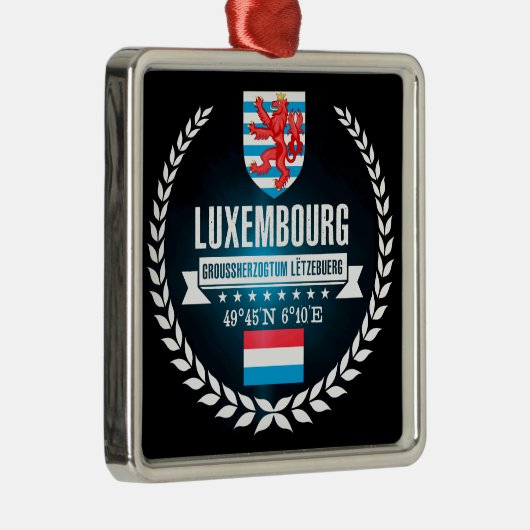 Luxemburg Metalen Ornament (Rechts)