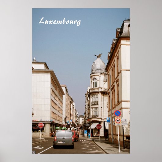 Luxemburg Poster (Voorkant)