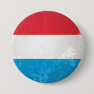 Luxemburg Ronde Button 7,6 Cm