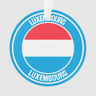 Luxemburg Round Emblem Ornament