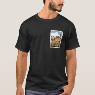 Luxemburg Stad Reisposter T-shirt