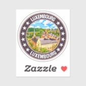 Luxemburg Sticker (Vel)