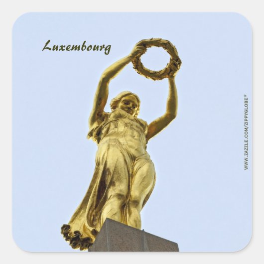 Luxemburg Sticker (Voorkant)