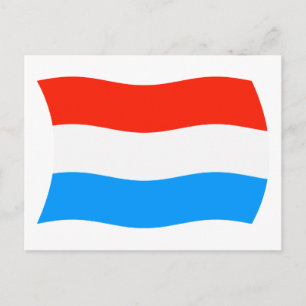 Luxemburg Vlag Ansichtkaart Briefkaart