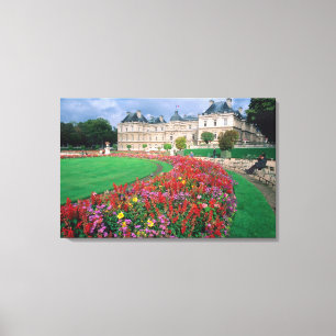 Luxemburgpaleis in Parijs, Frankrijk. Canvas Afdruk