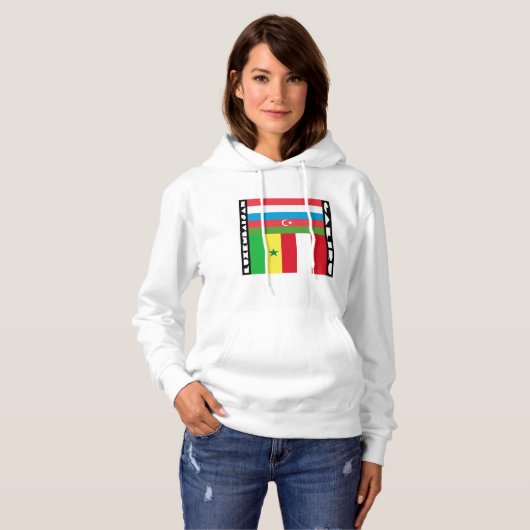 Luxemburgs en Galiru Hoodie (Voorkant volledig)