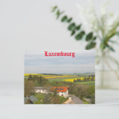 Luxemburgs platteland briefkaart (Staand voorkant)
