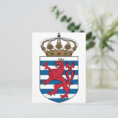 luxemburgse embleem briefkaart (Staand voorkant)