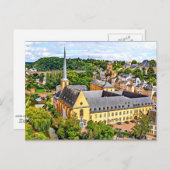 Luxemburgse stad briefkaart (Voorkant / Achterkant)