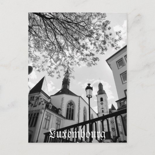 Luxemburgse stad briefkaart (Voorkant)