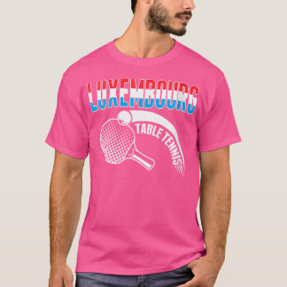 Luxemburgse tafeltennisfans steunen Luxemburg T-shirt
