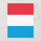Luxemburgse vlag briefkaart (Voorkant)