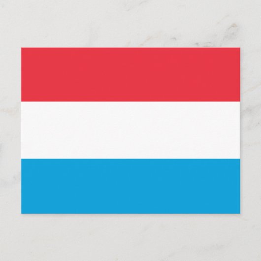 Luxemburgse vlag briefkaart (Voorkant)