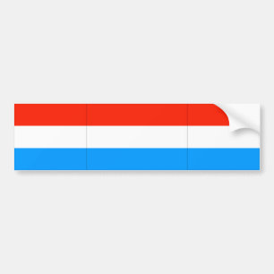Luxemburgse vlag bumpersticker