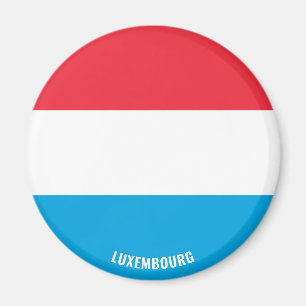 Luxemburgse vlag Charming Patriotic Magneet