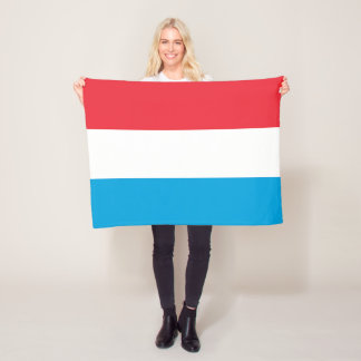 Luxemburgse vlag fleece deken