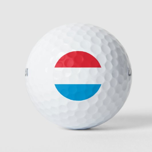 Luxemburgse vlag golfballen (Voorkant)