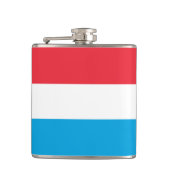 Luxemburgse vlag heupfles (Voorkant)