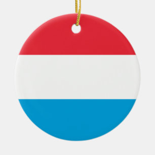 Luxemburgse vlag keramisch ornament