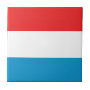 Luxemburgse Vlag Keramische Tegels Tegeltje