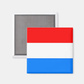 Luxemburgse vlag magneet (Voorkant / Achterkant)