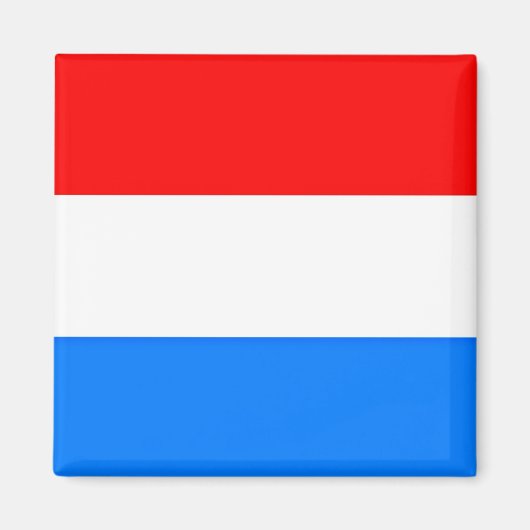 Luxemburgse vlag magneet (Voorkant)