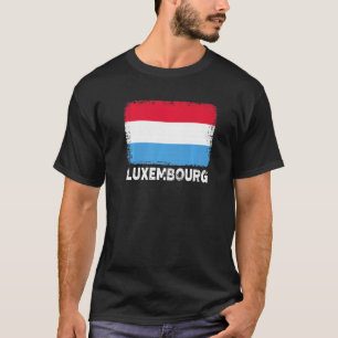Luxemburgse vlag ondersteunt Luxemburgse bevolking T-shirt