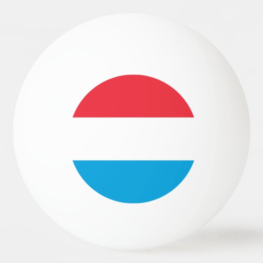 Luxemburgse vlag pingpongballen (Voorkant)