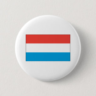 Luxemburgse vlag ronde button 5,7 cm