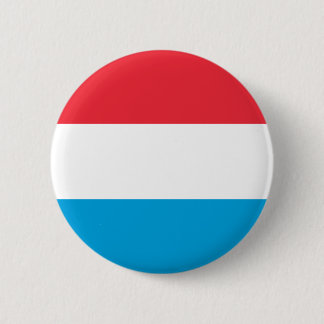 Luxemburgse vlag ronde button 5,7 cm