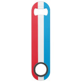 Luxemburgse vlag speed flessenopener (Achterkant)