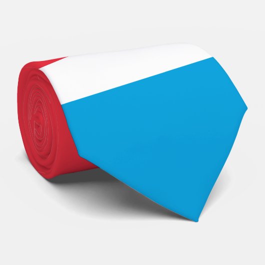 Luxemburgse vlag stropdas (Opgerold)