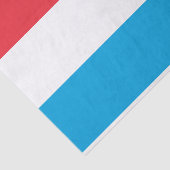 Luxemburgse vlag tissuepapier (Detail)