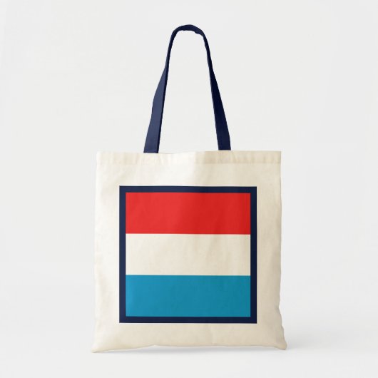 Luxemburgse vlag tote bag (Voorkant)