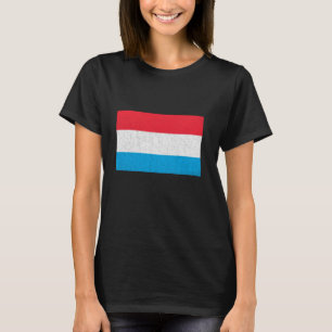 Luxemburgse Vlag Vintage Luxemburgse Trots Letzeb T-shirt