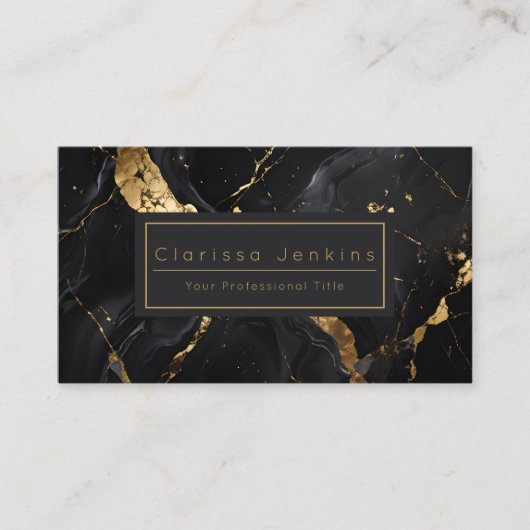 luxemerk Mable en black finance professional Visitekaartje (Voorkant)