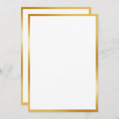 Luxgoudeffect Kaart (Voorkant / Achterkant)