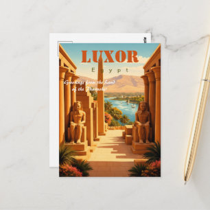 Luxor Egypte Briefkaart