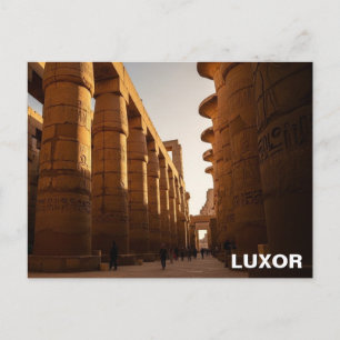 Luxor Egypte Karnak Tempel Reis Briefkaart