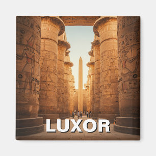 Luxor Egypte Karnak Tempel Reizen Magneet
