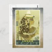 Luxor     EgyptVintage Briefkaart (Voorkant / Achterkant)