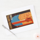 Luxor Hotel Rome Italië Rechthoekige Sticker (Envelop)