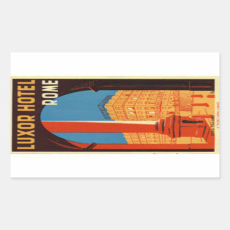Luxor Hotel Rome Italië Rechthoekige Sticker