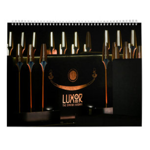 Luxor Moderne Egypte Laan der Sfinxen Zonneboot Kalender