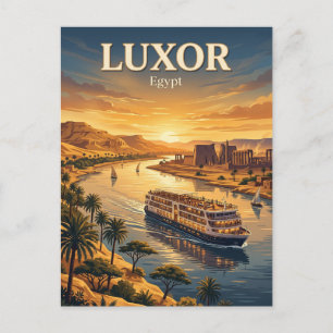 Luxor Nijl Cruise Egypte Briefkaart
