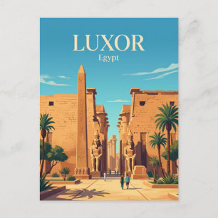Luxor Tempel Egypte Briefkaart