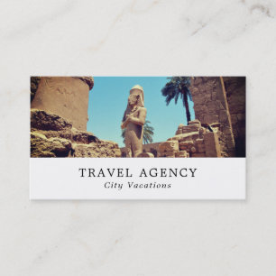 Luxor Temple, Egypt, Reisbureau Visitekaartje