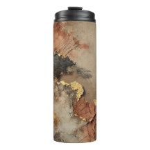 Luxueus Abstract kunstontwerp | Aardse tinten & go